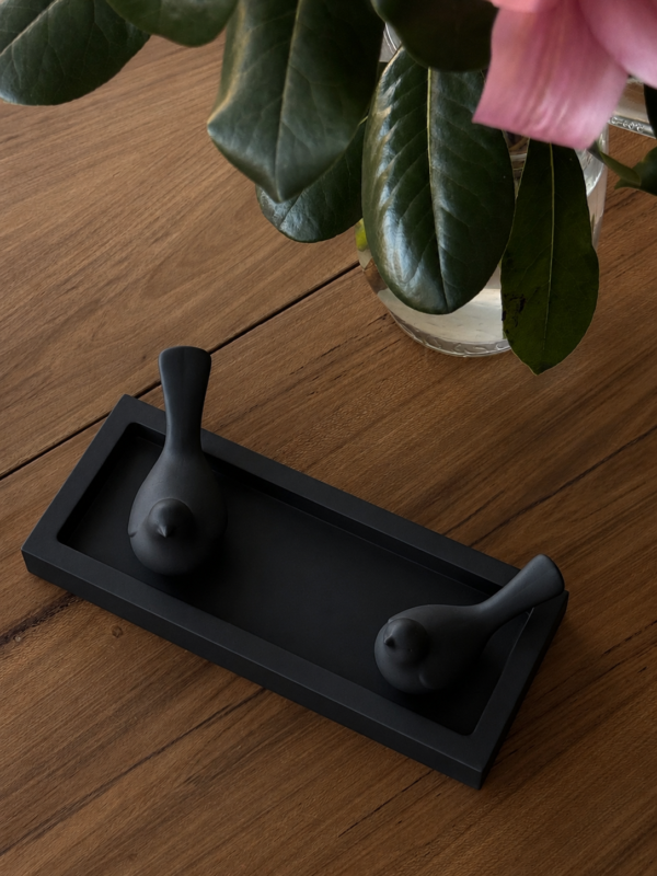 BANDEJA RECTANGULAR HONDA 24CM BLACK