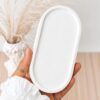 BANDEJA CLASICA OVAL WHITE