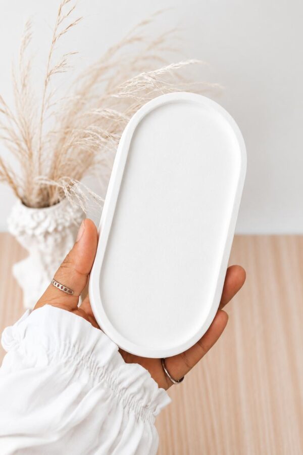 BANDEJA CLASICA OVAL WHITE