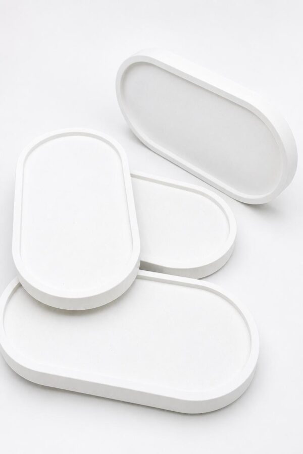 BANDEJA CLASICA OVAL WHITE