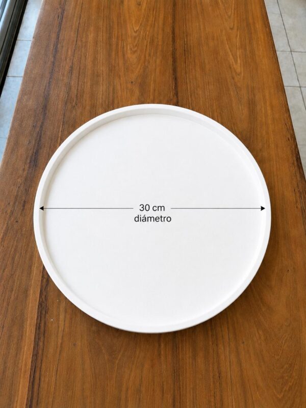 BANDEJA PLATON HONDO 30CM WHITE