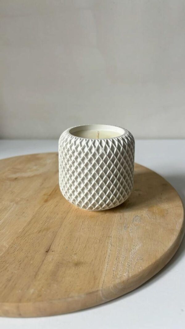 CANDLE TEXTURADA WHITE