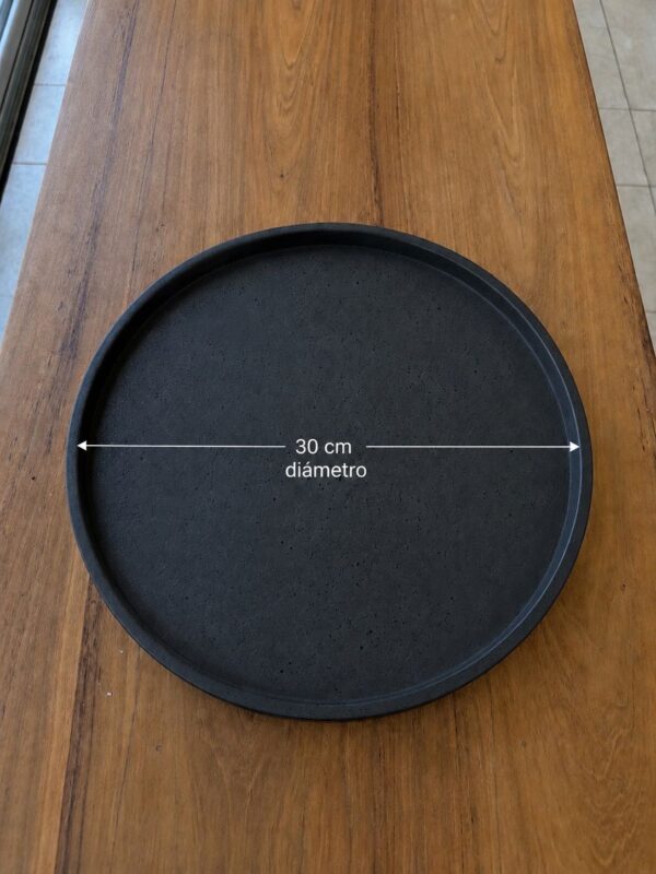 BANDEJA PLATON HONDO 30CM BLACK